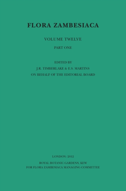 Flora Zambesiaca Volume 12 Part 1 : Araceae (Including Lemnaceae), PDF eBook