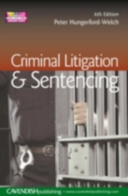 Criminal litigation and sentencing, PDF eBook