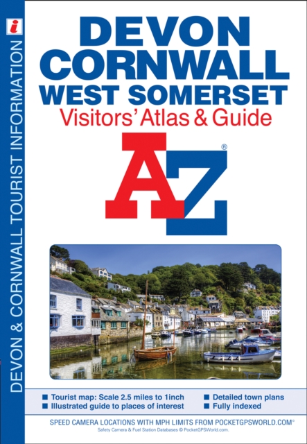 Devon, Cornwall and West Somerset Visitors' Atlas, Paperback / softback Book