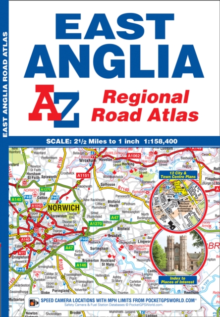 East Anglia Regional Road Atlas, Paperback / softback Book