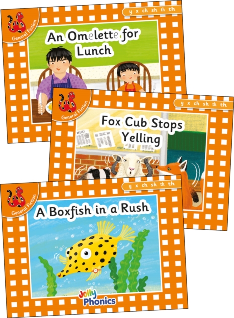 Jolly Phonics Orange Level Readers Set 6 : in Precursive Letters (British English edition), Paperback / softback Book