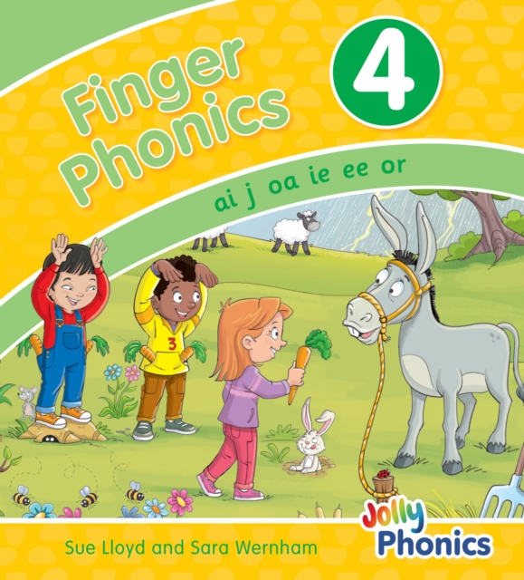 Finger Phonics Book 4 : in Precursive Letters (British English edition), Board book Book