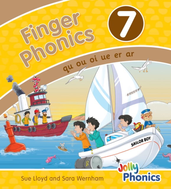 Finger Phonics Book 7 : in Precursive Letters (British English edition), Board book Book