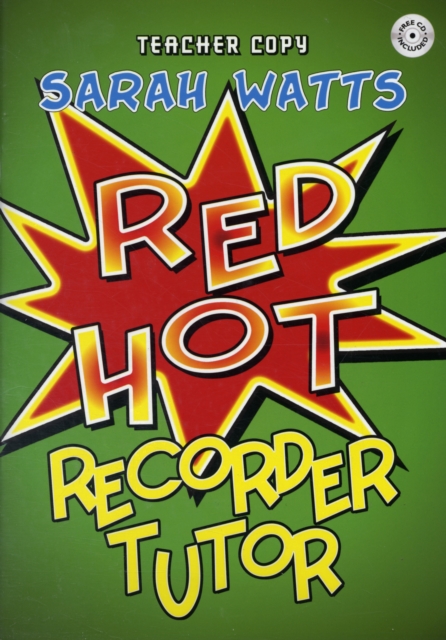 Red Hot Recorder Tutor 1 - Teacher Copy, Book Book
