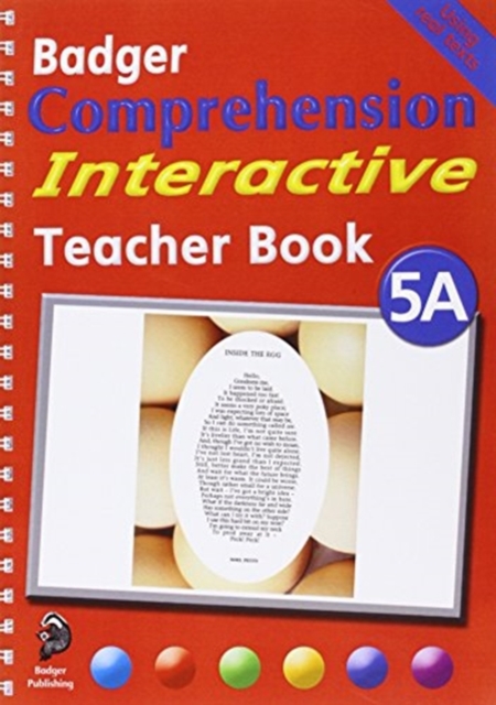 Badger Comprehension Interactive KS2: Teacher Book 5A, Spiral bound Book