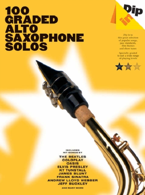Dip in 100 Graded Alto Sax Solos, Book Book