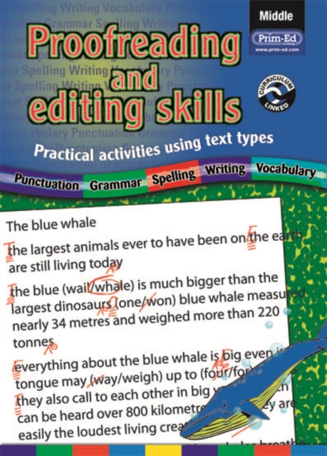 Proofreading and Editing Skills : Practical Activities Using Text Types Middle, Paperback / softback Book