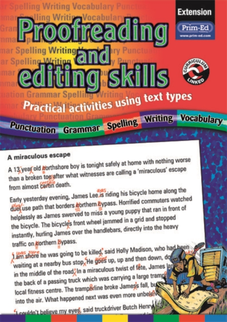 Proofreading and Editing Skills : Practical Activities Using Text Types Extension, Paperback / softback Book