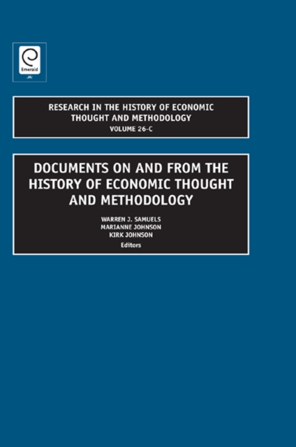 Documents on and from the History of Economic Thought and Methodology, PDF eBook