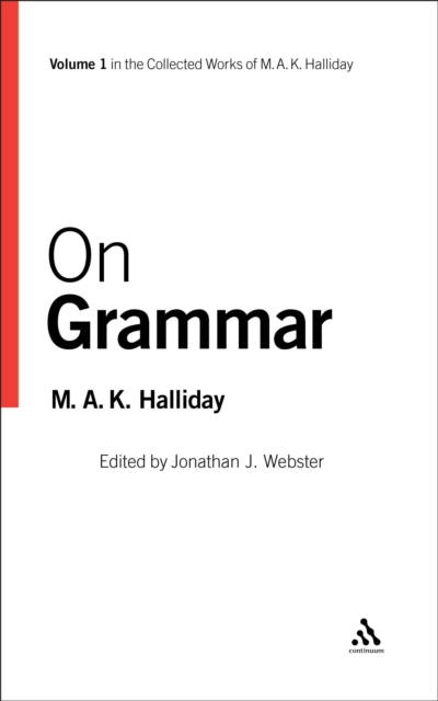 On Grammar : Volume 1, PDF eBook