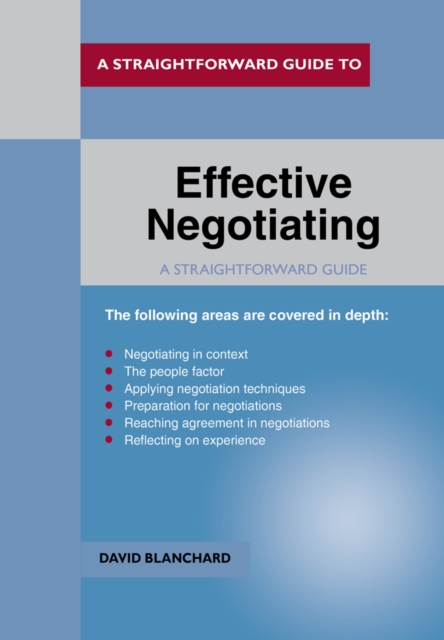 Effective Negotiating, Paperback / softback Book