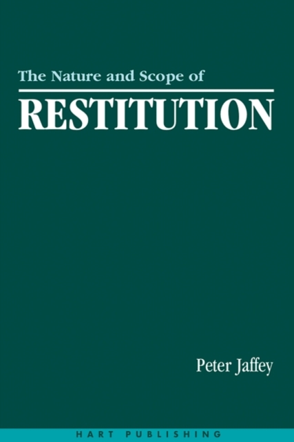 The Nature and Scope of Restitution, PDF eBook