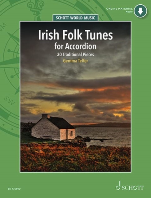 Irish Folk Tunes for Accordion : 30 Traditional Pieces, Sheet music Book