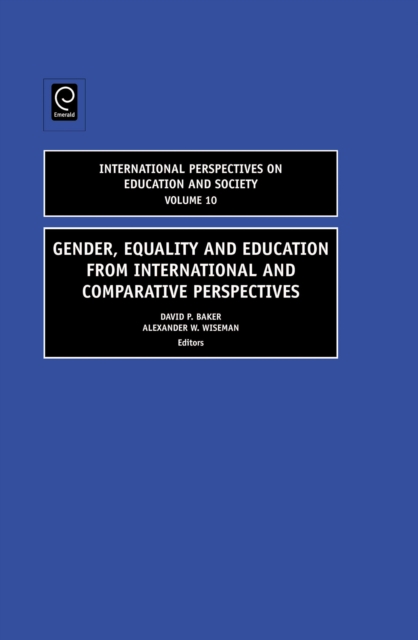 Gender, Equality and Education from International and Comparative Perspectives, PDF eBook
