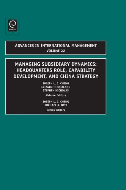 Managing Subsidiary Dynamics : Headquarters Role, Capability Development, and China Strategy, PDF eBook