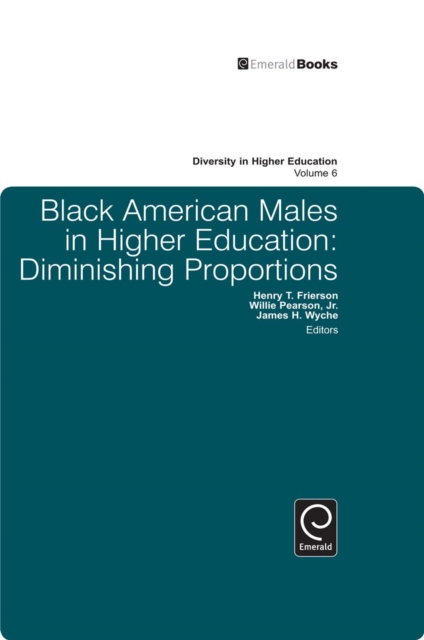 Black American Males in Higher Education : Diminishing Proportions, PDF eBook