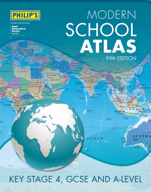 Philip's Modern School Atlas 99th Edition, Hardback Book