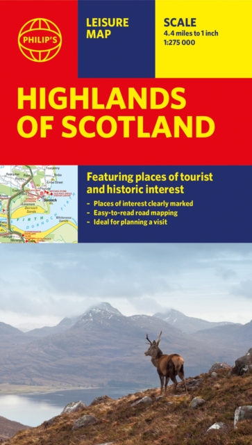 Philip's Highlands of Scotland: Leisure and Tourist Map : Leisure and Tourist Map, Sheet map Book