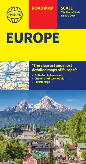 Philip's Europe Road Map, Sheet map Book