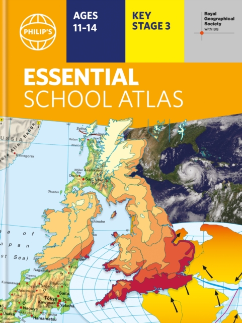 Philip's RGS Essential School Atlas, Hardback Book