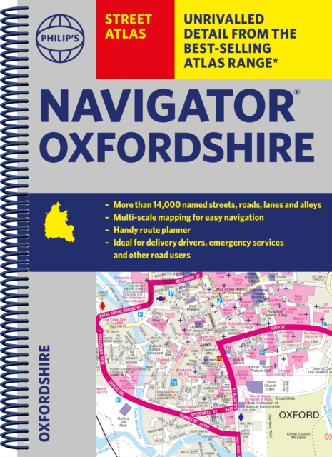 Philip's Navigator Street Atlas Oxfordshire : Spiral edition, Spiral bound Book