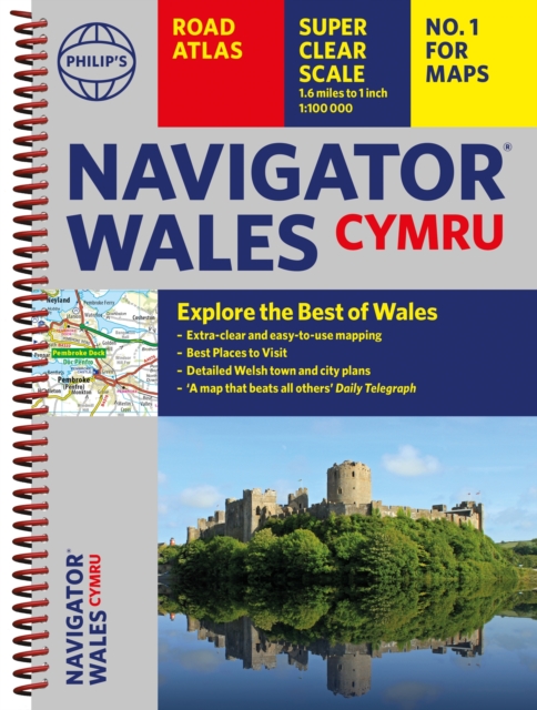 Philip's Navigator Wales, Spiral bound Book