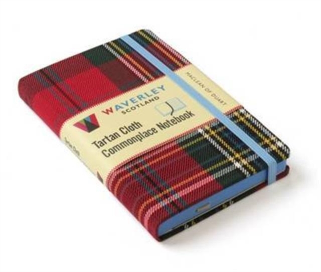 Waverley (M): Maclean of Duart Tartan Cloth Commonplace Pocket Notebook, Hardback Book