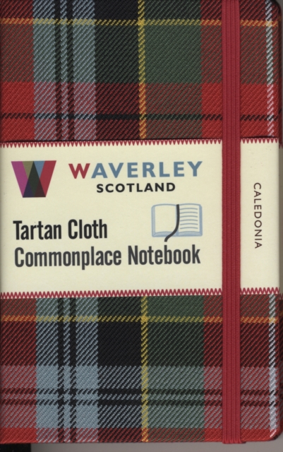 Caledonia: Waverley Genuine Tartan Cloth Commonplace Notebook (9cm x 14cm), Hardback Book