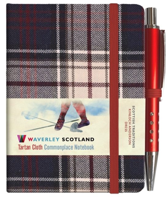 Waverley S.T. (S): Dress Mini with Pen Pocket Genuine Tartan Cloth Commonplace Notebook, Hardback Book
