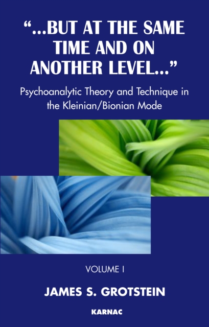 But at the Same Time and on Another Level : Psychoanalytic Theory and Technique in the Kleinian/Bionian Mode, PDF eBook
