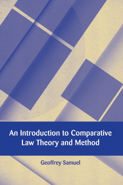 An Introduction to Comparative Law Theory and Method, PDF eBook
