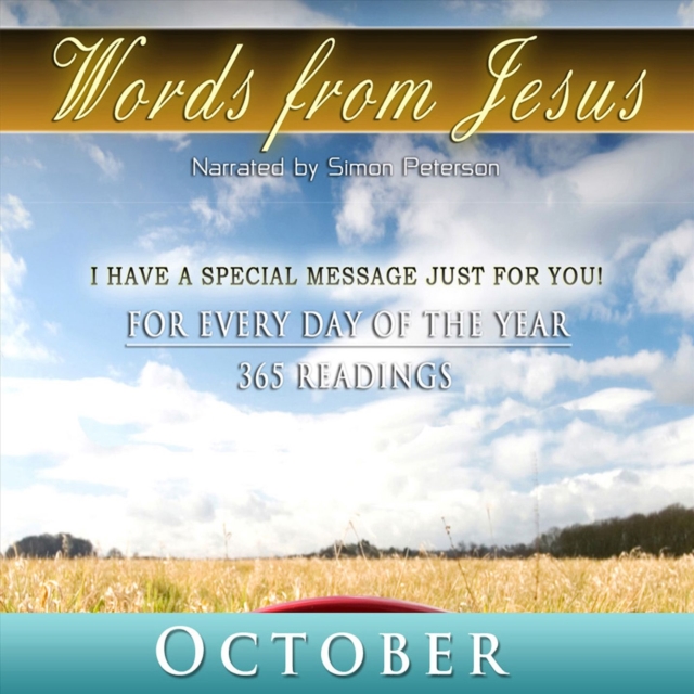 Words from Jesus : October, eAudiobook MP3 eaudioBook