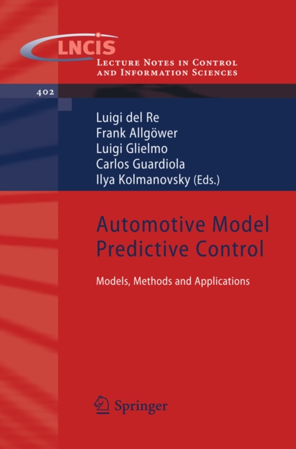 Automotive Model Predictive Control : Models, Methods and Applications, PDF eBook