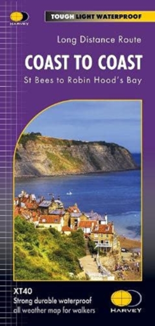 Coast to Coast : St Bees to Robin Hood's Bay, Sheet map, folded Book