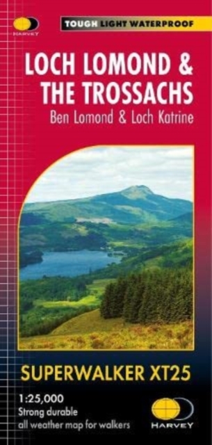 Loch Lomond & The Trossachs XT25 : Ben Lomond & Loch Katrine, Sheet map, folded Book