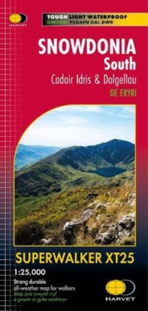 Snowdonia South : Cadair Idris & Dolgellau, Sheet map, flat Book