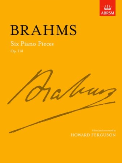 Six Piano Pieces, Op. 118, Sheet music Book