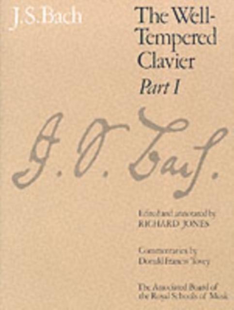 The Well-Tempered Clavier, Part I : [paper cover], Sheet music Book