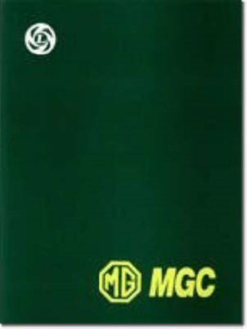 MG MGC Workshop Manual, Paperback / softback Book