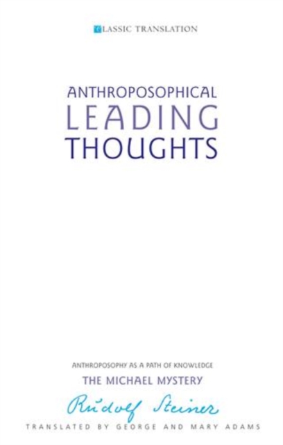 Anthroposophical Leading Thoughts, EPUB eBook