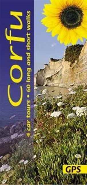 Corfu Sunflower Guide : 60 long and short walks with detailed maps and GPS; 4 car tours with pull-out map, Paperback / softback Book