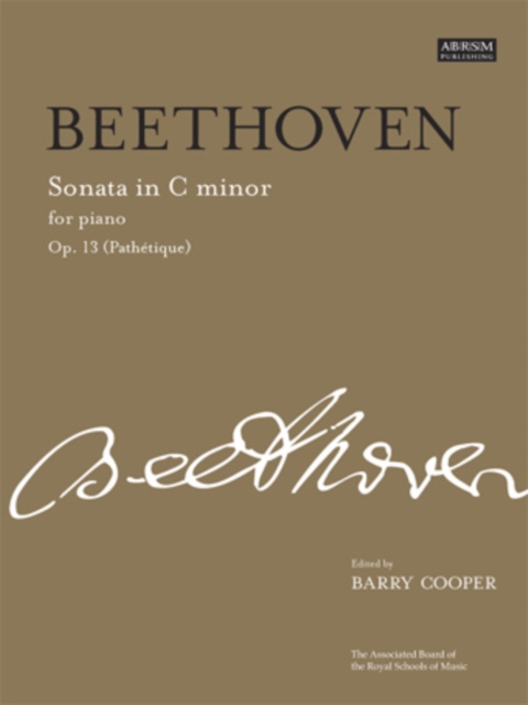 Sonata in C minor, Op. 13 (Pathetique) : from Vol. I, Sheet music Book