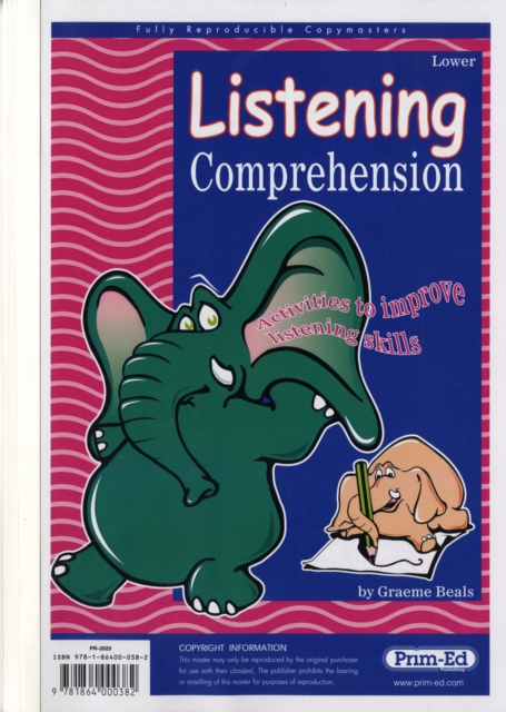 Listening Comprehension : Lower, Paperback / softback Book