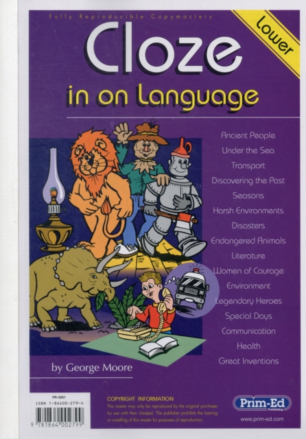 Cloze in on Language : Lower, Paperback / softback Book