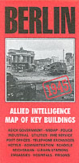 Berlin Intelligence Map, Sheet map, flat Book