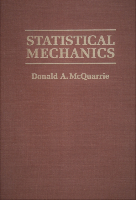 Statistical Mechanics, Hardback Book