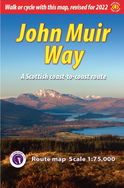 John Muir Way : a Scottish coast-to-coast route, Sheet map, folded Book