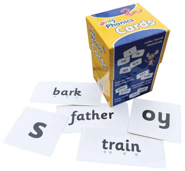 Jolly Phonics Cards : Set of 4 boxes in Precursive Letters, Cards Book
