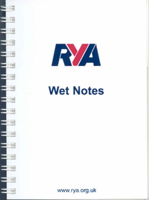 RYA Wet Notes, Spiral bound Book