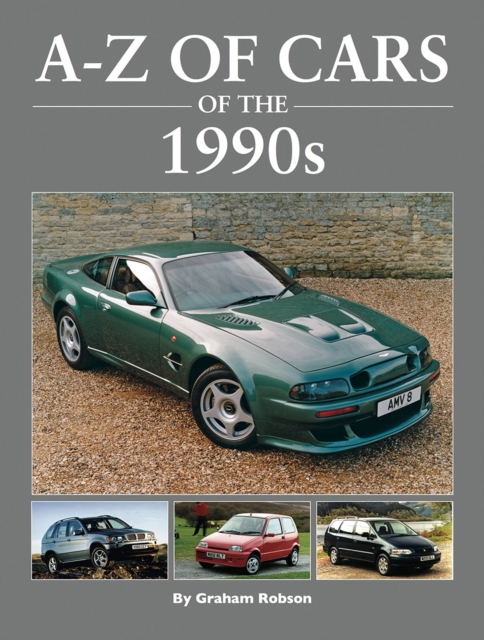 A-Z Cars of the 1990's, Hardback Book
